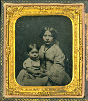 Madeleine Cleaver with Sophie circa 1860